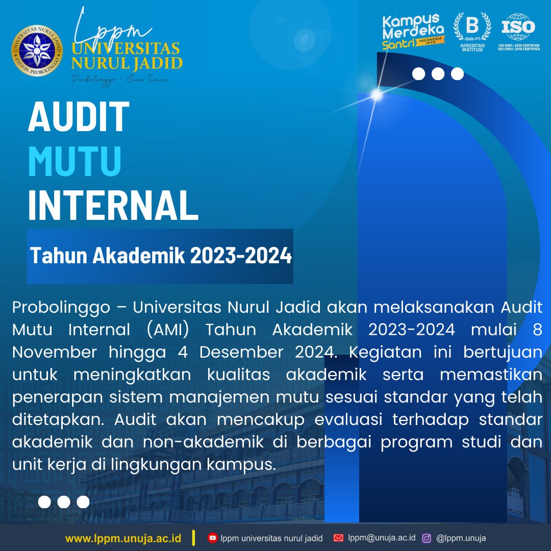 universitas-nurul-jadid-gelar-audit-mutu-internal-tahun-akademik-2023-2024