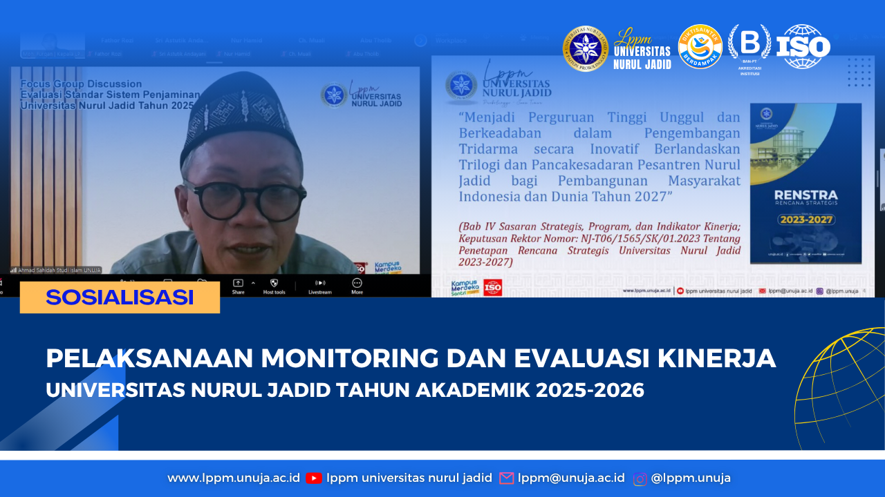 wujudkan-visi-2027-unuja-perkuat-akuntabilitas-melalui-sosialisasi-monev-kinerja-ta-2025-2026