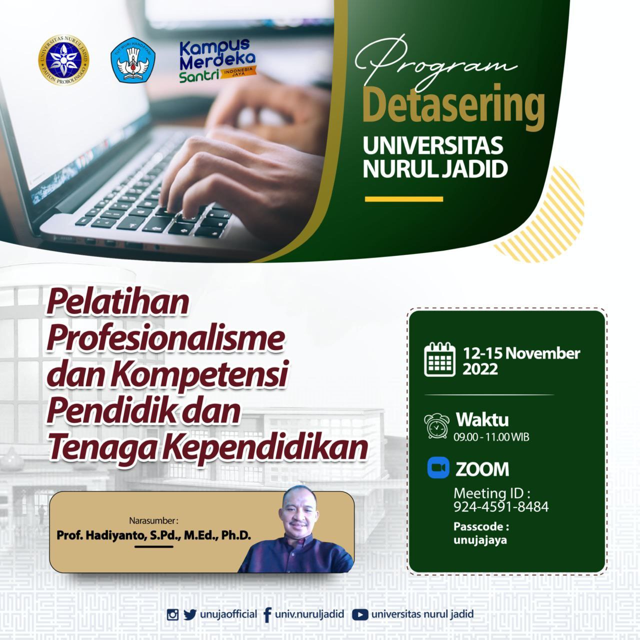 latih-profesionalisme-unuja-adakan-pelatihan-profesionalisme-dan-kompetensi-pendidik-dan-tendik