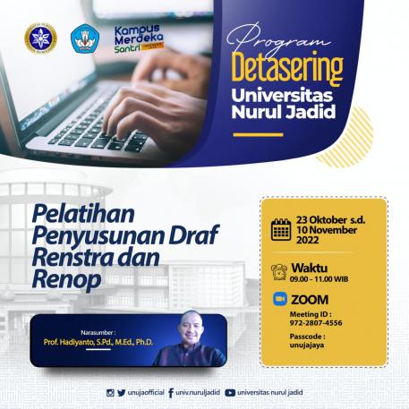 rancang-milestone-ke-2-unuja-siapkan-pelatihan-lokakarya-penyusunan-draft-renstra-dan-atau-renop